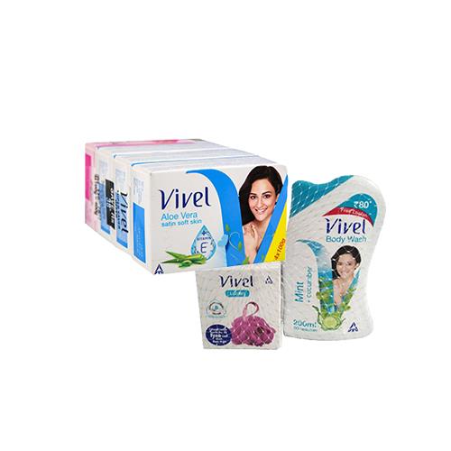 VIVEL ALOE VERA SOAP 4X100g
